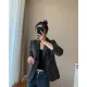 ZD T Plaid Blazer for Women, Short Style, ite, Korean Version, British Style, Internet Celebrity Suit, Women's Top, Spring and Autumn. 