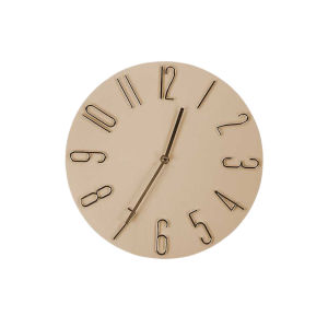 KAMJE Jam Dinding Quartz 30cm Desain Klasik Elegan Modern Silent Sweep Tanpa Bunyi KAJ7196