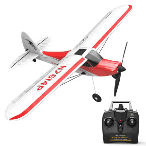VOLANTEXRC Remote Control Plane Sport Cub 500 2.4Ghz 4CH 500mm Wingspan Fixed Wing RC Plane OneKey Aerobatic For Beginner Airplane 761-4 RTF