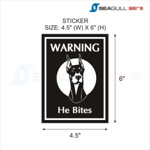 Beware of dog Signage Keep Out Dog Awas Anjing Garang Danger Beware of the dog Sticker Funny Dog Sign
