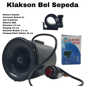 Klakson Bel Aksesoris Sepeda Elektrik Bike Scooter Suara Nyaring