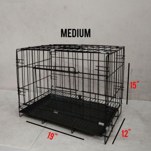 Heavy Duty Pet Cage / Dog Cge With Poop Tray Collapsible / Foldable