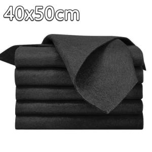 10pcs Magic Glass Cleaning Rags Towels Universal Car Home Windows Mirror Glass Washing Towel Soft Drying Cloth Kitchen Rag
