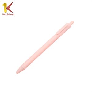 Satu Keluarga Pena Cetekan Macaroon A120 Pulpen Gel Tinta Hitam Warna Pastel Alat Tulis Sek‎‏‍⁫olah