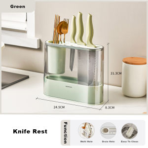JustLiving อเนกประสงค์ครัวชั้นพลาสติกเก็บของเคาน์เตอร์ตะเกียบช้อนชั้นเก็บเครื่องเทศของใช้ในครัวเรือนขวดเครื่องปรุงในครัวช้อนส้อมชุดผสม