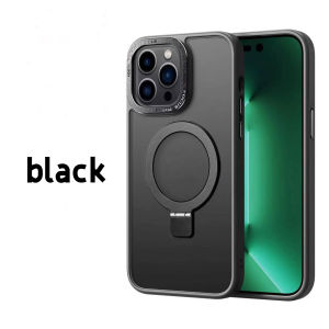 Magnetic With Holder Stand Case For SAMSUNG S23 S23 PLUS S23 ULTRA S24 S24 PLUS S24 ULTRA Back Cover Military Shockproof Casing