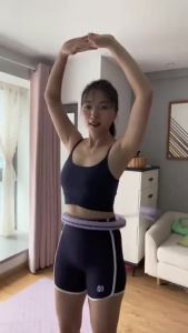 [SG Seller]no drop smart hula hoop 360 silicone massage detachable links fitness waist trainer for fat burning slimming