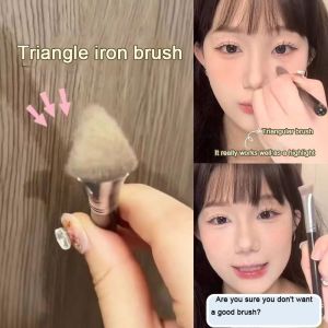 1pc Angled Triangle Concealer Brush Shadow Brush Soft Hair New Style Makeup Brush For Beauty Tool