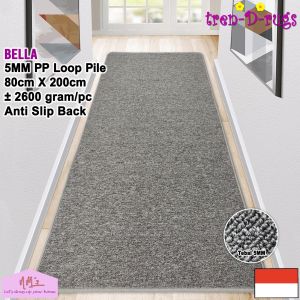 Tren-D-rugs Karpet polos panjang alas lantai kamar tidur ruang tamu minimalis 80 cm x 200 cm - NMs