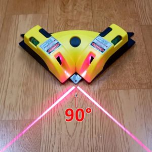 Thước Laser Ke Góc Vuông Đa Năng - Máy Bắn Tia Lazer Mini Dùng Cân Bằng Gạch Xây Dựng