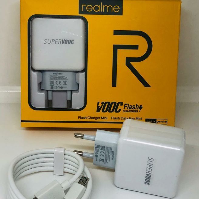 Charger Realme Original Type C Fast Charging VOOC Realme C15
