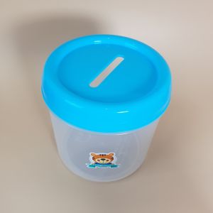 กระปุกพลาสติกใส ✨ ฝามีรูหยอดใหญ่ เหรียญได้ โหลพลาสติก ทรงกลม Food Grade กระปุกออมสิน กระปุกใส เก็บของเล่น กระปุกหยอดเหรีญ