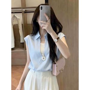 💥[A498] SET Áo SƠ MI TAY HẾN kèm ÁO TRONG và PHỤ KIỆN sang trọng xinh xắn - L2M