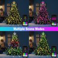 Smart Christmas Tree Lights with Ring Indoor Outdoor, 6.6FTx16 String 320 LED APP & Remote Control DIY Color Changing Christmas Tree Ring Lights Timing Music Sync for Christmas Tree Decorations. 