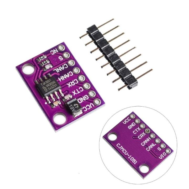 Hobby Module Bus Transceiver TJA1051 Low Power CAN Bus Transceiver Module Fast speed Data Transfer ...