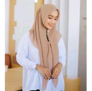 COD HIJAB/JILBAB SEGI EMPAT BELLA SQUARE BAHAN POLYCATTON ZIPPER/RESLETING TERBARU