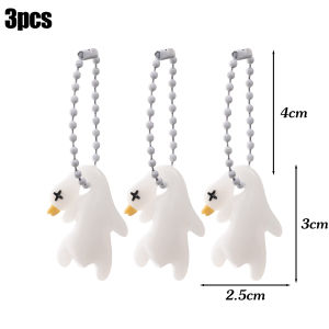 Funny Keychain UV Color Change Roast Duck Keyring Backpack Pendant Car Hanging Accessories Ins Hot