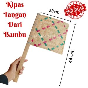Kipas tangan manual bambu | kipas hihid bambu kecil