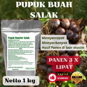 Pupuk Booster Salak Pelebat Organik Cepat Berbuah Lebat Besar Anti Rontok Pembesar Salak