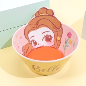 Mickey Mouse Plate Childrens Tableware Frozen Tableware Melamine plate Baby Bowls Tableware Rice Cartoon Disney Princess Bowl