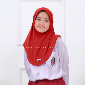 Hijab Anak Perempuan Bergo Jersey Alika Jilbab Sekolah Kerudung Geblus Anak By Kalishaofficial