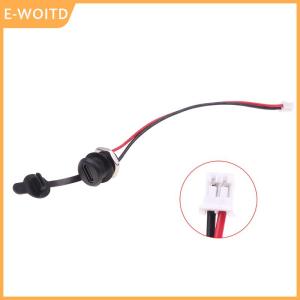 YUWO USB-C 2 4 5Pin High Current Charging Socket With PH2.0 Nut Snap Lock Plate USB TYPE-C Female Waterproof Female Connector Jack