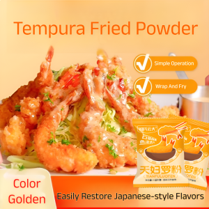 Tempura Fry Powder / Shrimp Batter Mix For Home & Restaurant / Multi-Flavor Crispy & Tender Crust / Lazy Cooking & All Ages Users / Instant Mix Asian Kitchen Essentials