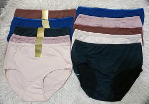 DKK กางเกงในผู้หญิง ผ้าไหมนม (Milk Silk)   ขอบกว้าง เย็บขอบล็อคแน่น ยืดหยุ่นสูง 5 สีหรู 1 แพ็ค 10 ตัว คุณภาพพรีเมียม#96