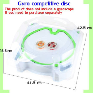 Gyro Game Set Toy 6Pcs Burst Spinning Tops Combat Gyro with Launcher & Suitcase Gift Case for Boys