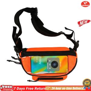 [VOF] Motorbike Riding Bag Touch Screen Moto Bike Fanny Pack Large Capacity Outdoor Casual Waist Bag Motorcycle Accessories