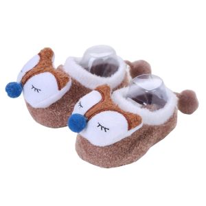 DRKS02 Sepatu Bayi Bulu Karakter Sepatu Anak Motif Prewalker Baby Shock Animal