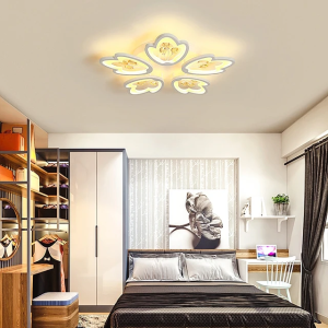 Đèn ốp trần trang trí 3 chế độ sáng  đèn mâm ốp trần trang trí phòng khách  phòng ngủ  phòng bếp kiểu dáng hiện đại - Bảo hành 2 năm