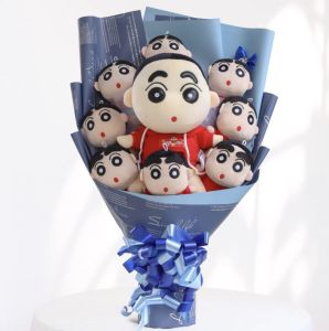 Valentines Gift - Japanese Animation Krayon Shinchan Cartoon Bouquet Birthday Gifts for boyfriend Anniversary gifts for girlfriend ORD Gift Shinchan ORD Bouquet