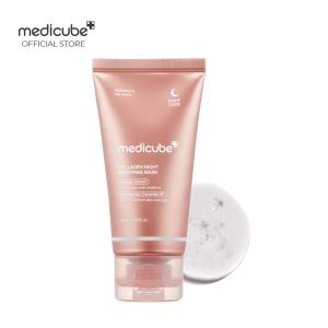 Medicube Collagen Wrapping Mask Collagen Extract Niacinamide Ceramide NP Overnight Repair Brightening Moisturizing Sleeping Facial Mask