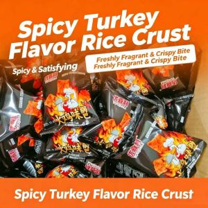 Sadoline~Buy 1 Take 4 5pcs Crunchy Spicy Turkey Rice Snack Perfect Hangout & Midnight Meryenda