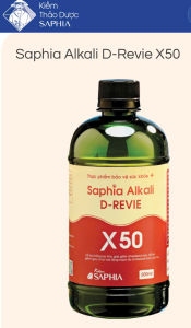 Kiềm Saphia Alkali D-Revie X50 Kiềm thảo dược X50
