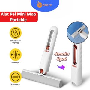 Alat Pel Pembersih Ruangan Portable Serbaguna - Mini Mop Home Car Portable Alat Pel Multifungsi