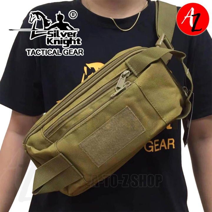 SILVER KNGIHT SK8000 Tactical Crossbody Body Bag Waist Pack Fanny EDC  Concealed Carry Belt Bag Cordura Fabric