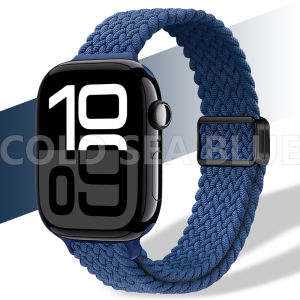 For iWatch Band 40mm 41mm 44mm 45mm 42mm 46 49 nylon Bracelet iWatch Series 10 9 8 7 6 5 4 3 2 1 SE Ultra 2 Band Slim Braided Straps