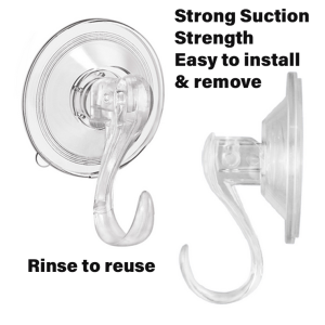 Strong Suction Cup Wall Hooks reusable waterproof