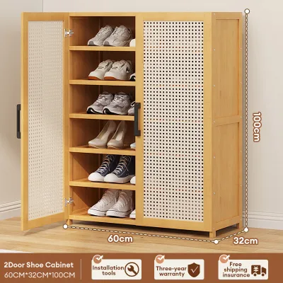 [On Hand] Shoe Rack Organizer Large Capacity 9/11 Layers Extremely Narrow Space-Saving Dustproof Shoe Cabinet 60cm