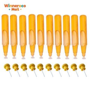 กับดักแมลงผลไม้ 20 ชิ้นพร้อมสารล่อกลิ่นธรรมชาติสำหรับควบคุมแมลงในสวน พลาสติกแข็งแรงใช้งานง่าย