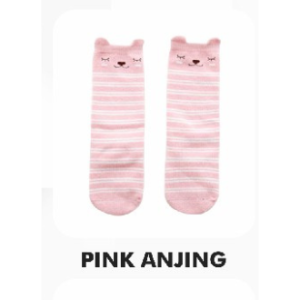 MPKS01 Koas Kaki Panjang Bayi Karakter Cute Anti Slip Socks Baby Animal