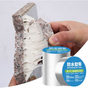 BLUE WHALE   เทปกาวกันน้ำบิวทิลติดหลังคารั่ว  เทปติดหลังคา ท่อน้ำรั่วและถังเก็บน้ำรั่ว  หลังคารั่ว อลูมิเนียมฟอยล์