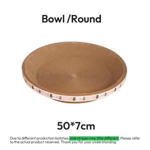 [PPC] Cat Scratch Board Cat Scratcher Large Claw Pad Nest Bowl shape Claw-Grinding Cat Toys Wave & Flat Scratching Board