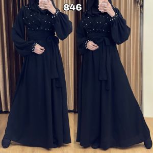 [ABAYA ORI] New Gamis Abaya Turkey Dubai arab 846 Terbaru