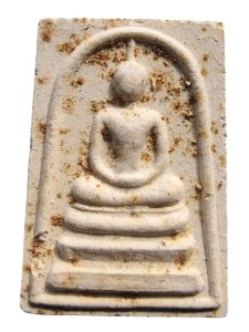 พระสมเด็จคะแนน หลวงพ่อลำใย สัญญโม วัดสะแก เนื้อผง ประมาณ ปี พ.ศ. 2540 กว่าๆ