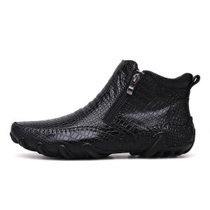 COD Import Sepatu Boots Pria Hitam Coklat Kulit Formal Kerja Santai Ritsleting Casual Kantor Handmade 152