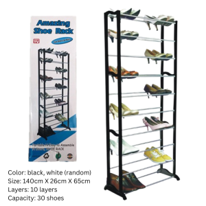 10/9layer shoe rackstorageorganizerrack selforganizer for thingscasestackableno coverordinary designBINLU