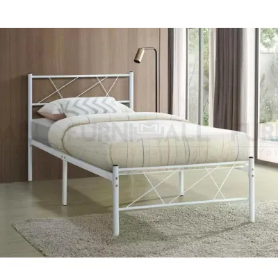 🔥READY STOCK🔥Furnimall Metal Single Bed/Katil Bujang Besi/Divan/Katil Besi/Single Bed Frame Metal STRONG BASE